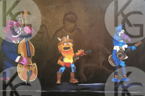 255WM 255 Avett Bros Muppet Musicians